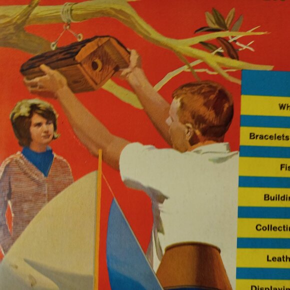 Vintage 1964 Crafts and Hobbies, W Ben Hunt, Golden Hobby Book, Mid Century - Picture 8 of 9